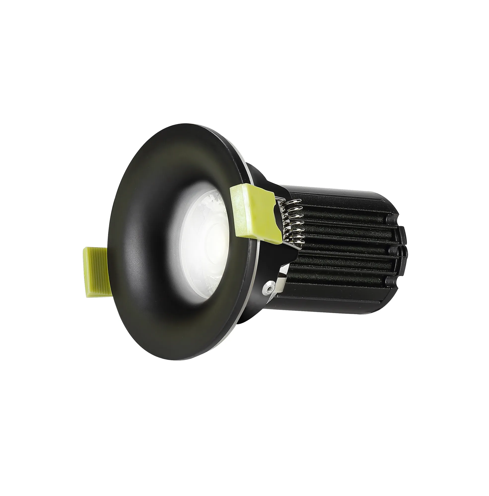 Bruve 10 Tridonic Powered 10W 2700K 710lm 36° CRI>90 LED Engine Matt Black Fixed Round Recessed Downlight, Inner Glass cover, IP65 DM200765  Dlux Bruve 10 IP65